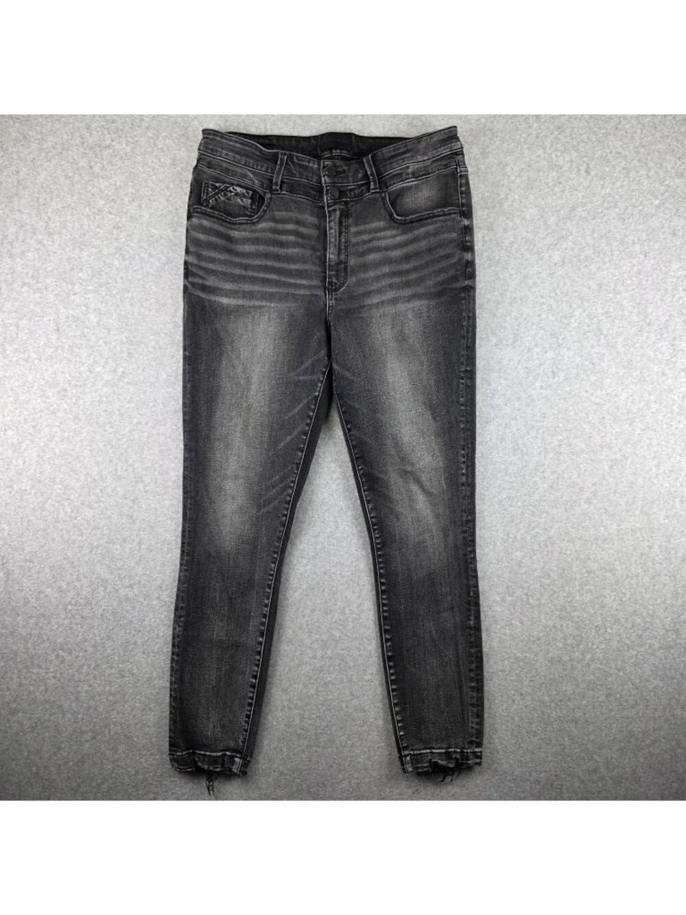 Buckle Black Jeans Womens 31 Fit 75 Skinny Charcoal Gray Stretch Denim